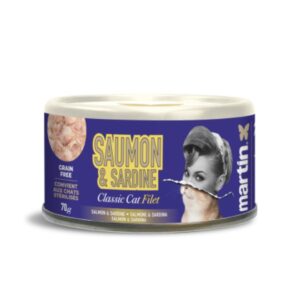 Martin Food - Filet chat saumon & sardine 70g