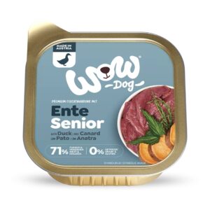 WOW pâtée chien senior canard