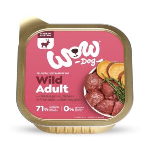 WOW pâtée chien adulte gibier