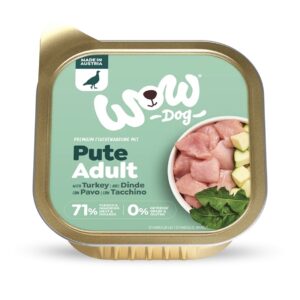 WOW pâtée chien adulte dinde